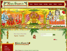 Tablet Screenshot of khatushyam.in